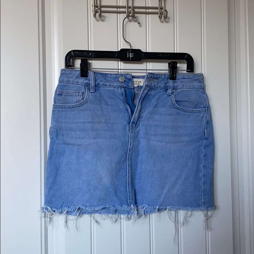 Denim Mini Skirt